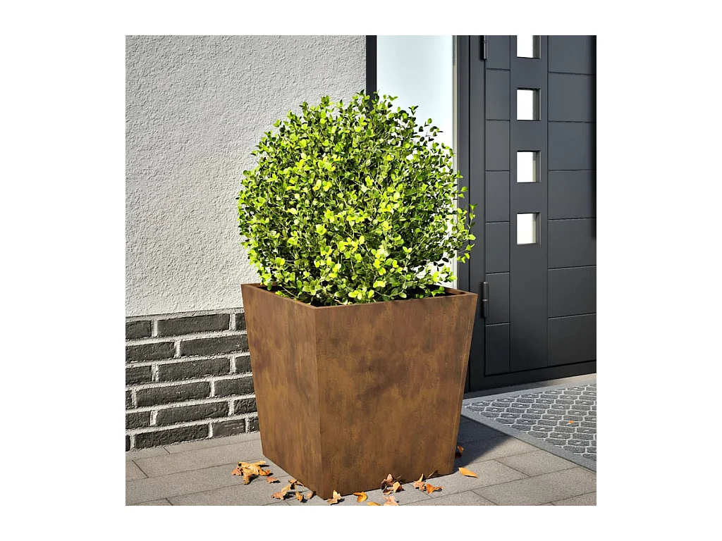 Jardinière 50x50x50 cm acier corten
