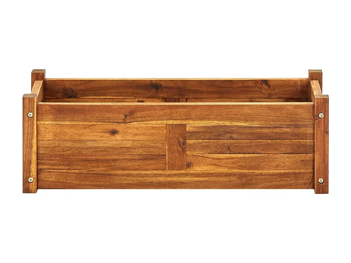 Lit surélevé de jardin Bois d'acacia 76x27,6x25 cm