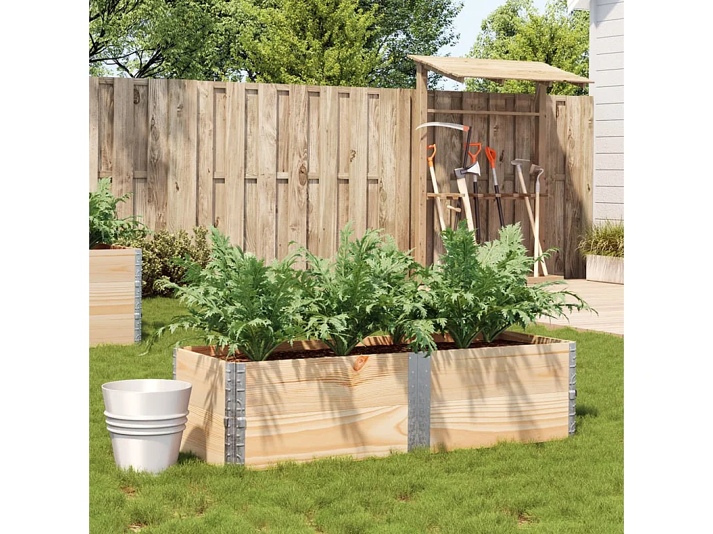 Pflanzkasten 150x50 cm Massivholz Kiefer