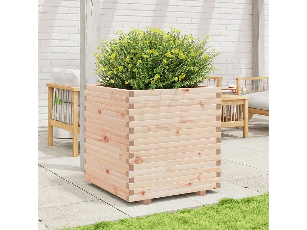 Pflanzkübel 70x70x72,5 cm Massivholz Kiefer