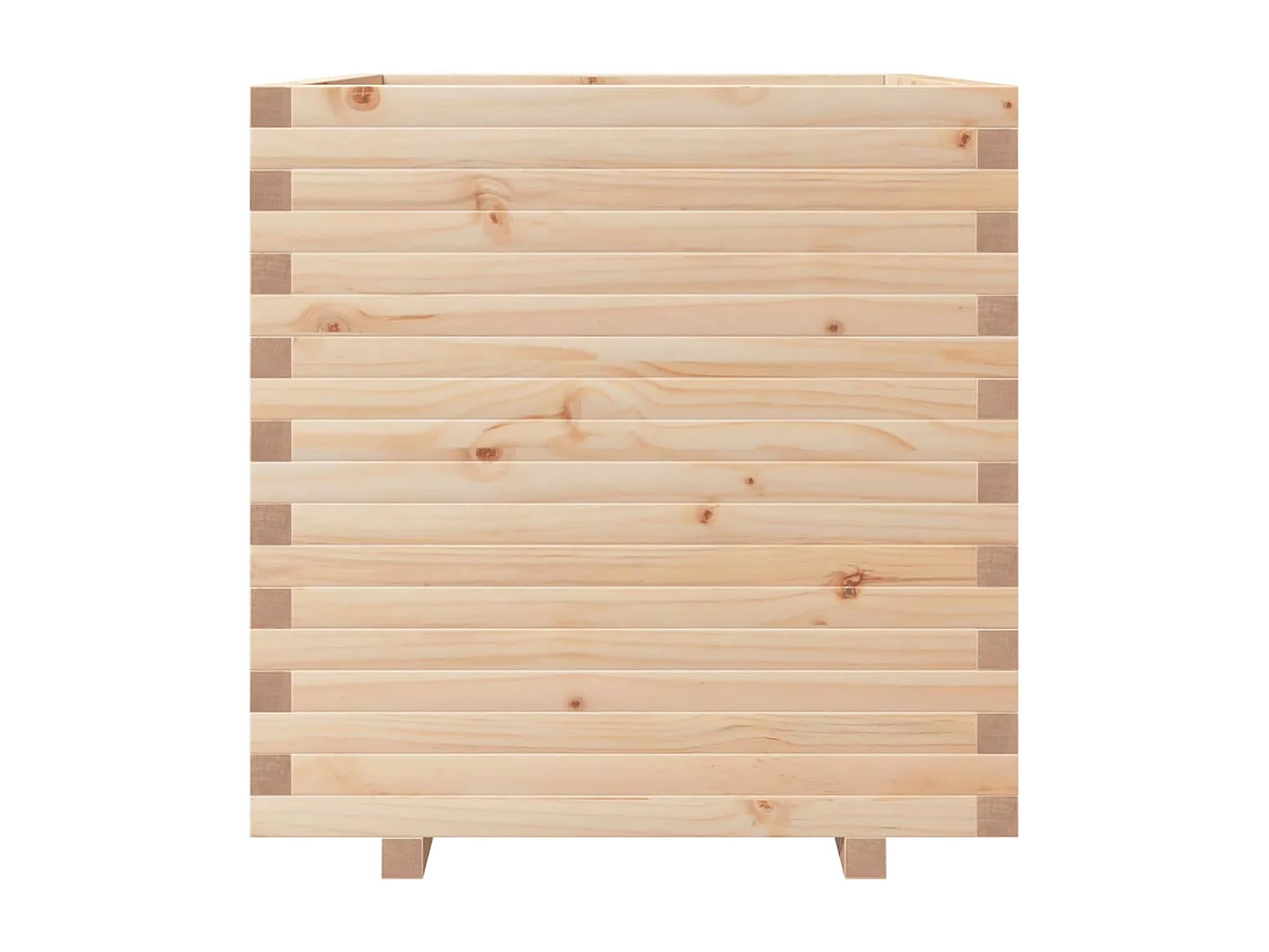 Pflanzkübel 70x70x72,5 cm Massivholz Kiefer