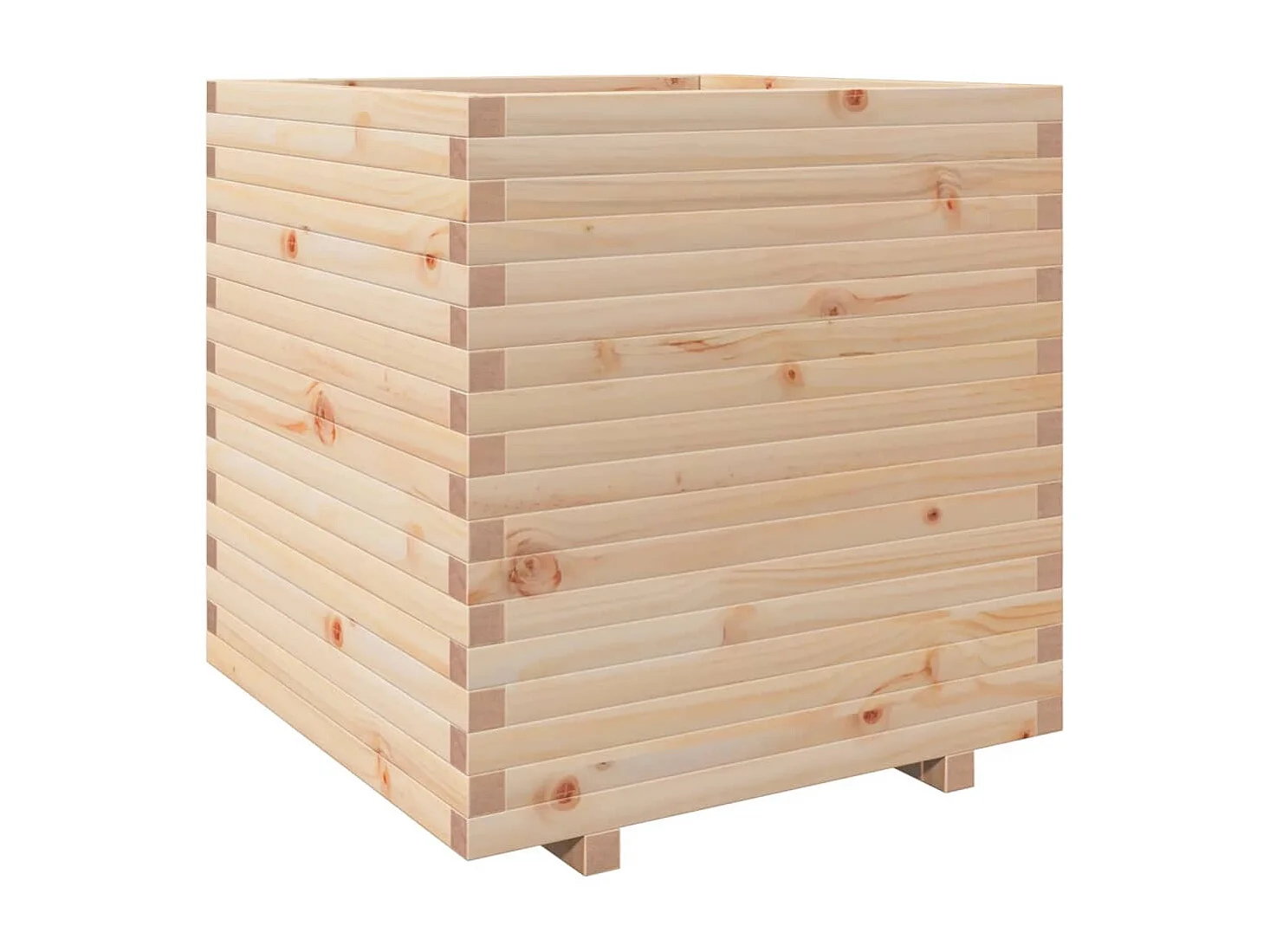 Pflanzkübel 70x70x72,5 cm Massivholz Kiefer