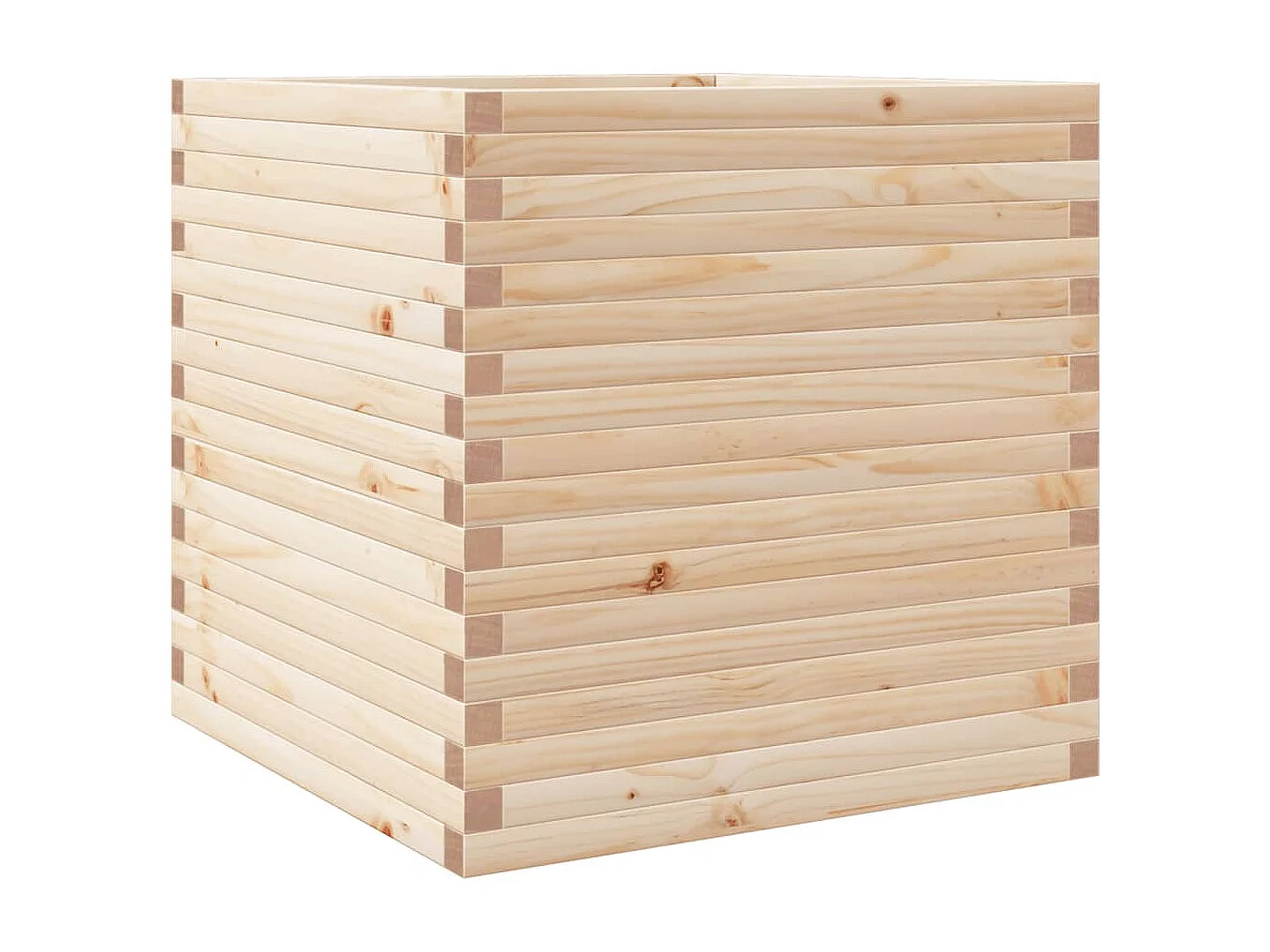 Jardinière 70x70x68,5 cm bois de pin massif