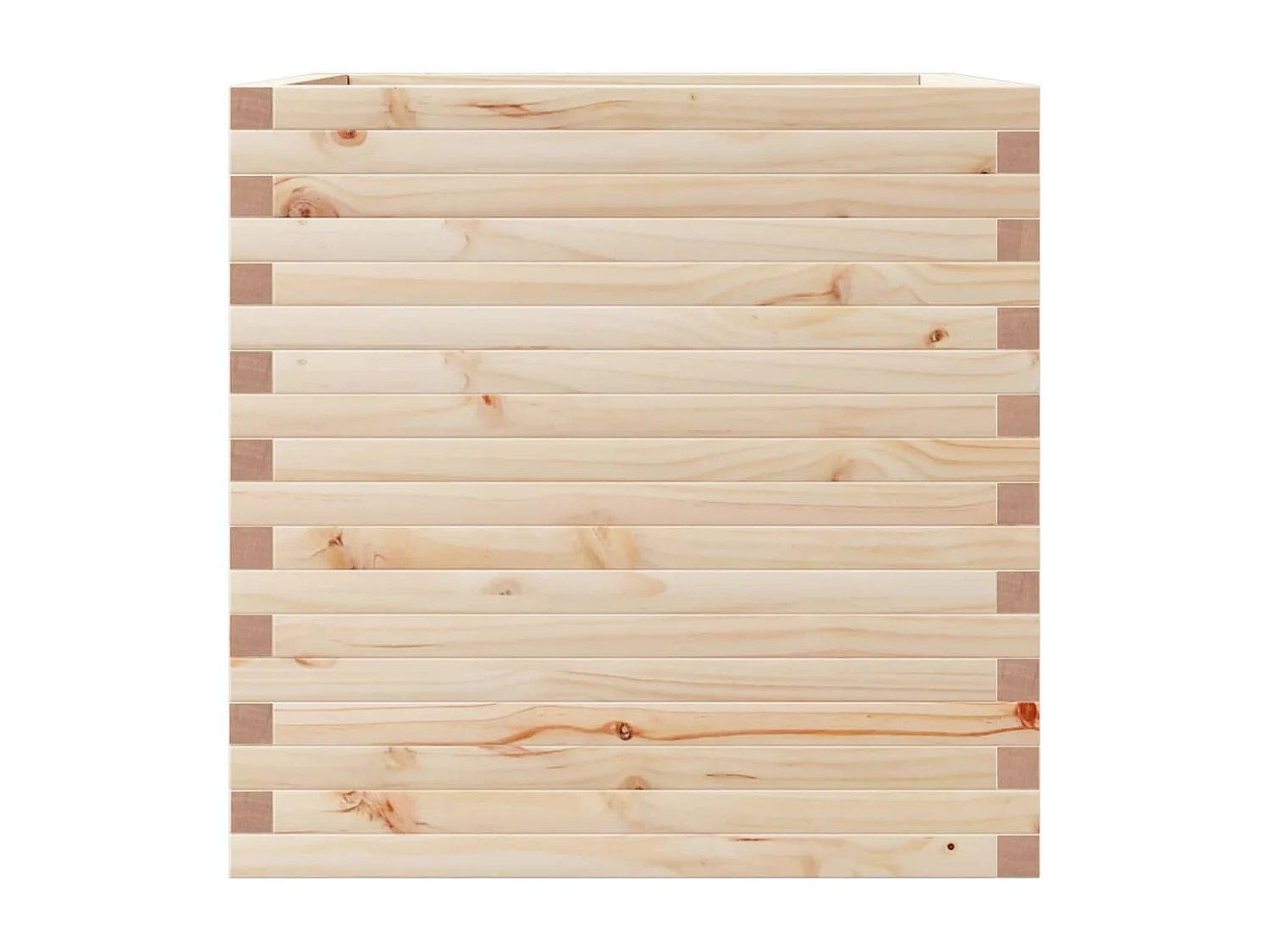 Jardinière 70x70x68,5 cm bois de pin massif