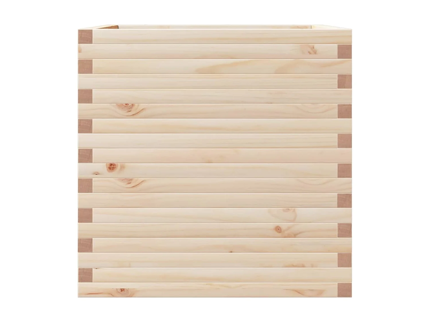 Jardinière 70x70x68,5 cm bois de pin massif