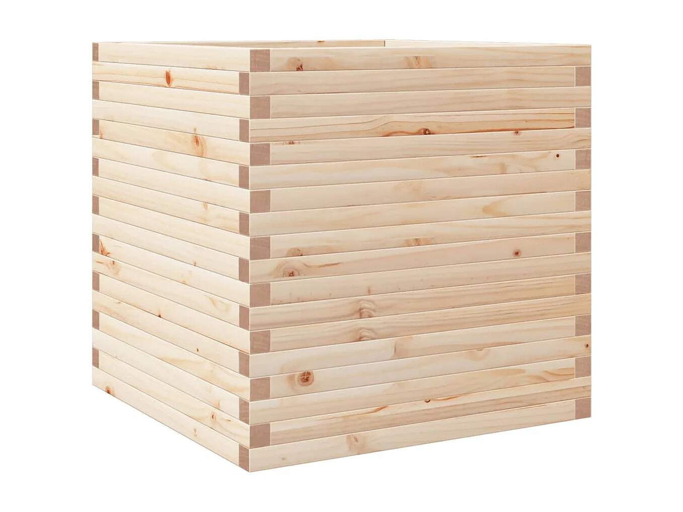 Jardinière 70x70x68,5 cm bois de pin massif