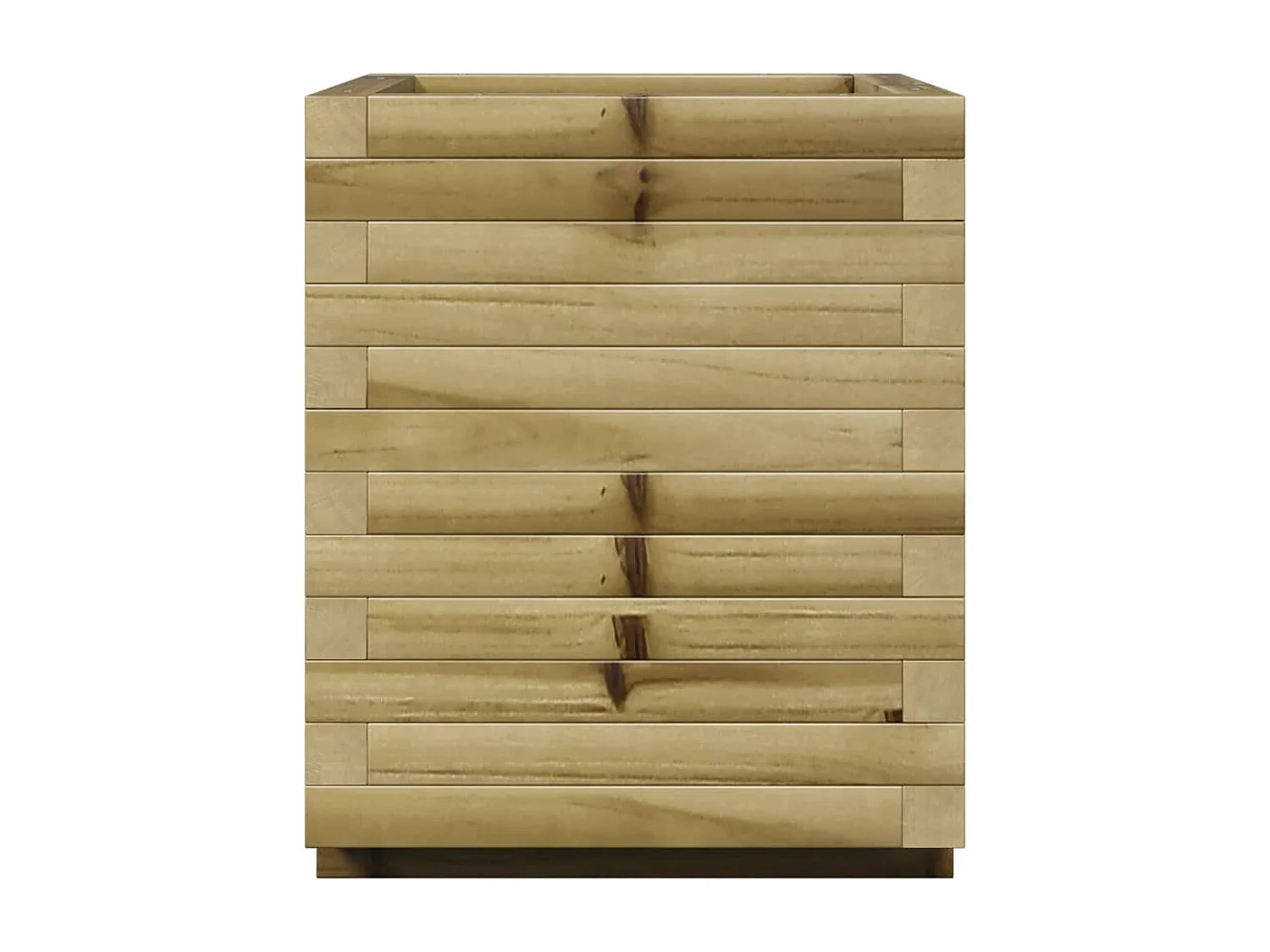 Fioriera da Giardino 40x40x49,5 cm in Legno di Pino Impregnato