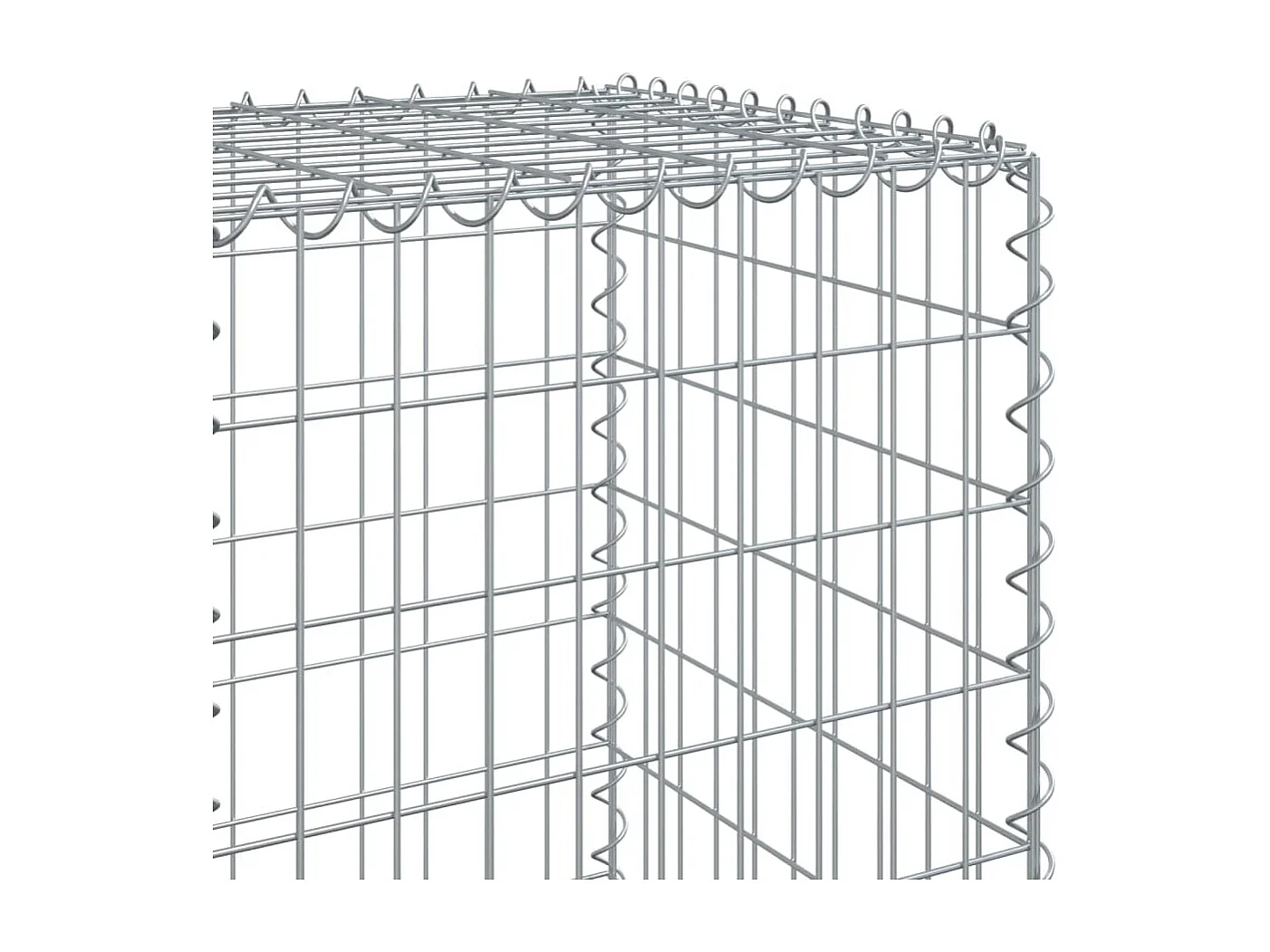 Panier gabion avec couvercle 800x50x150 cm fer galvanisé