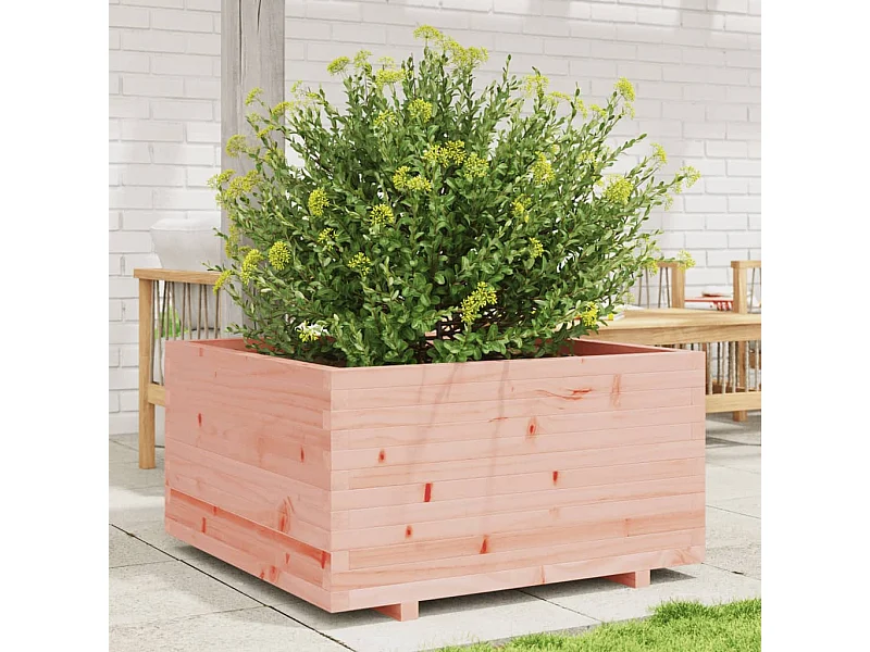 Jardinière 90x90x49,5 cm bois massif de douglas