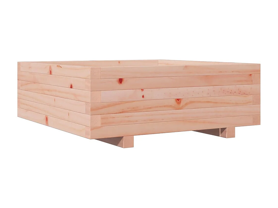 Fioriera da Giardino 70x70x26,5 cm in Legno Massello di Douglas