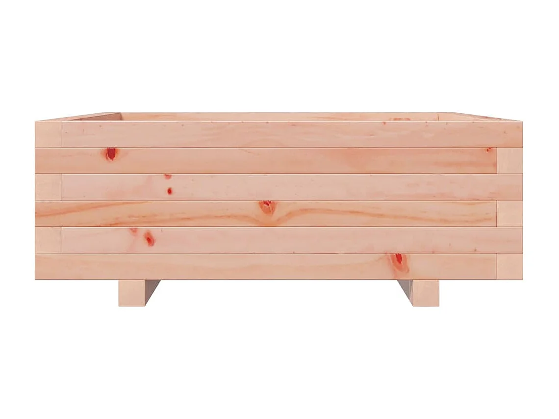 Fioriera da Giardino 70x70x26,5 cm in Legno Massello di Douglas