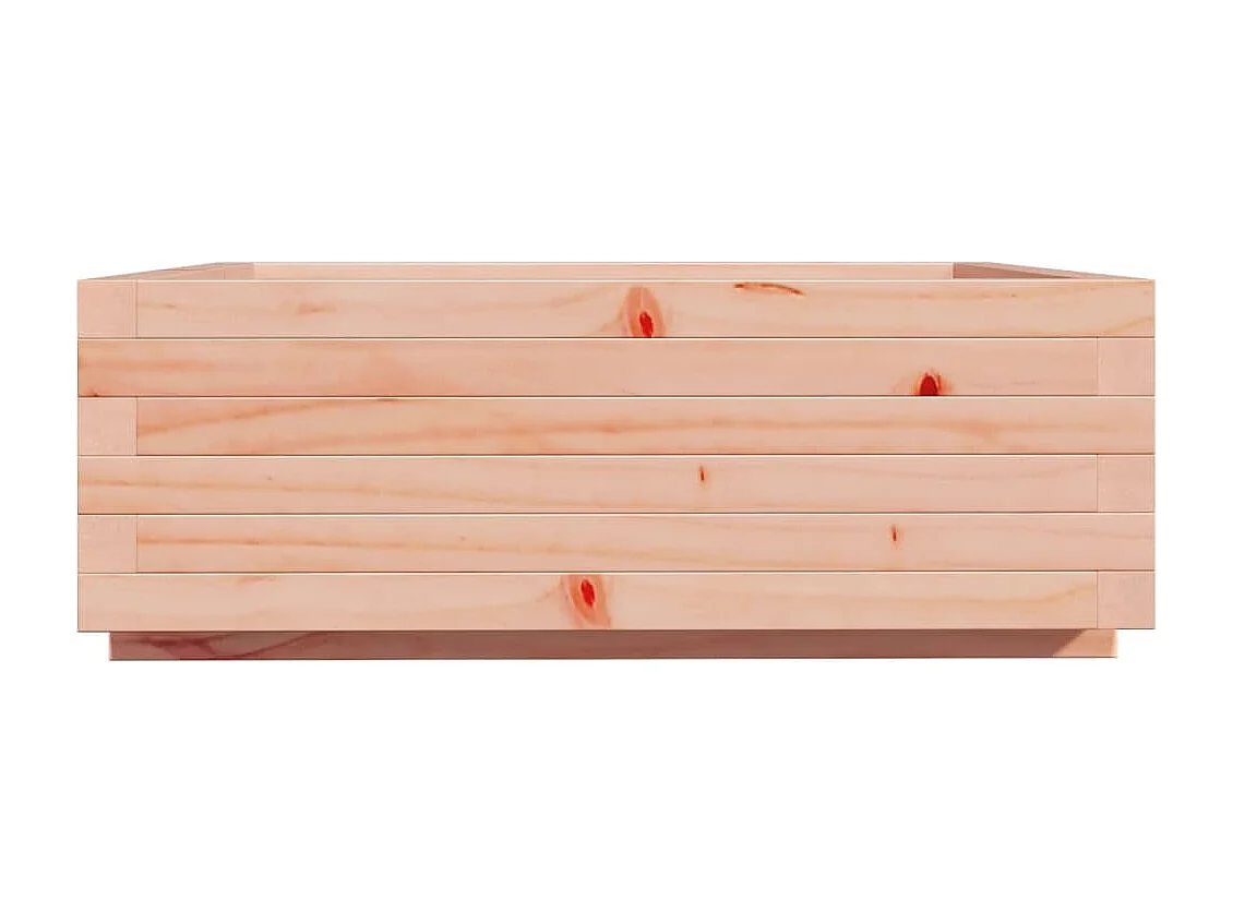 Fioriera da Giardino 70x70x26,5 cm in Legno Massello di Douglas