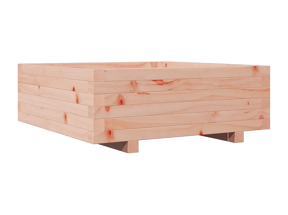 Fioriera da Giardino 70x70x26,5 cm in Legno Massello di Douglas
