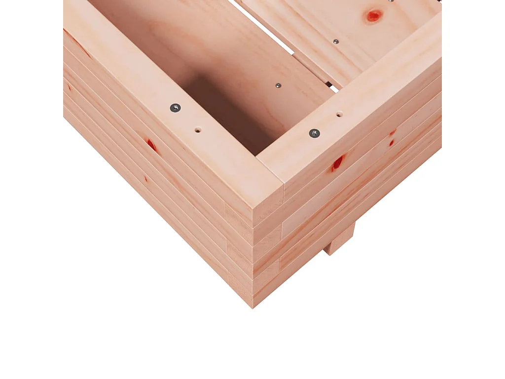 Fioriera da Giardino 70x70x26,5 cm in Legno Massello di Douglas