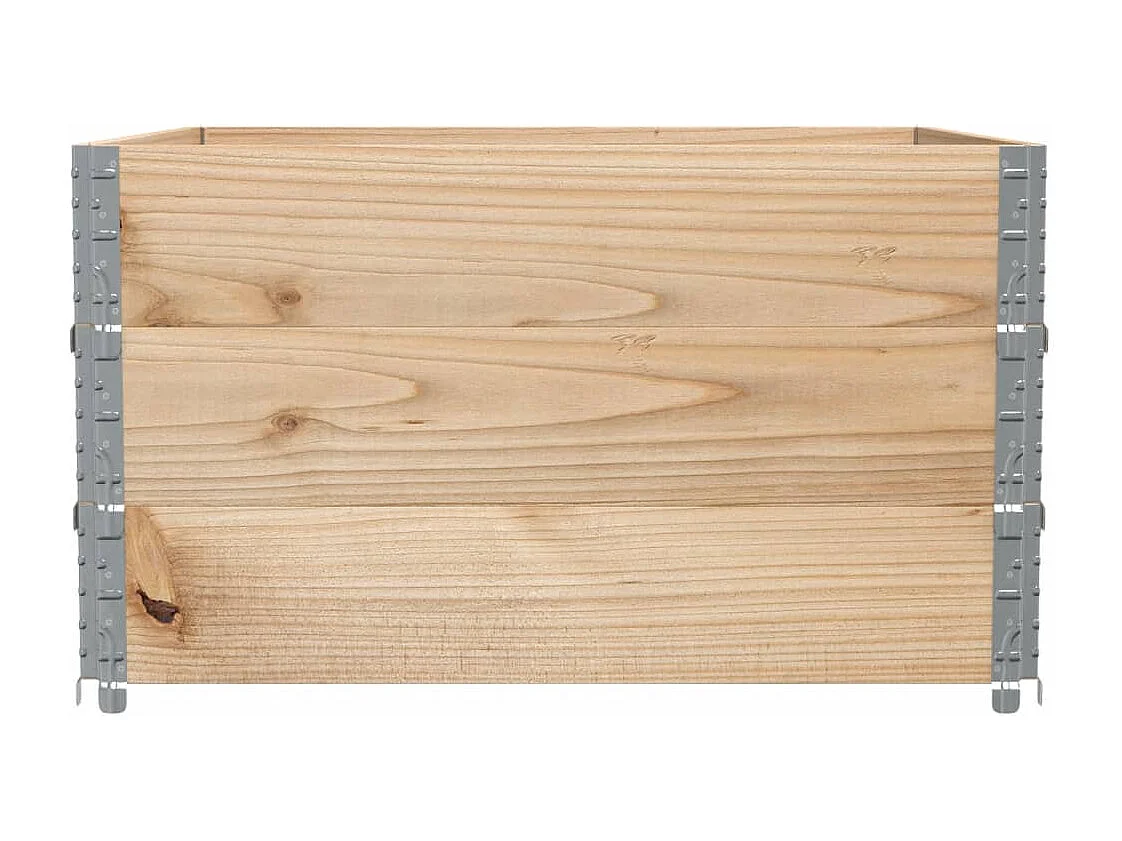 Fioriera da Giardino 100x100 cm in Legno Massello di Pino