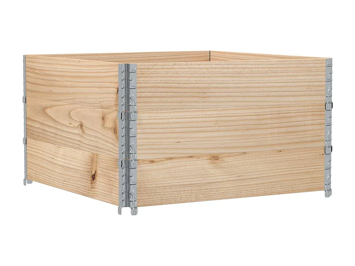 Fioriera da Giardino 100x100 cm in Legno Massello di Pino