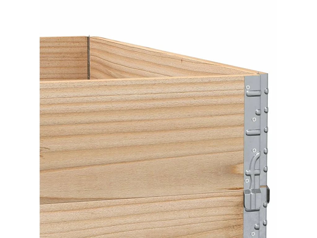 Fioriera da Giardino 100x100 cm in Legno Massello di Pino