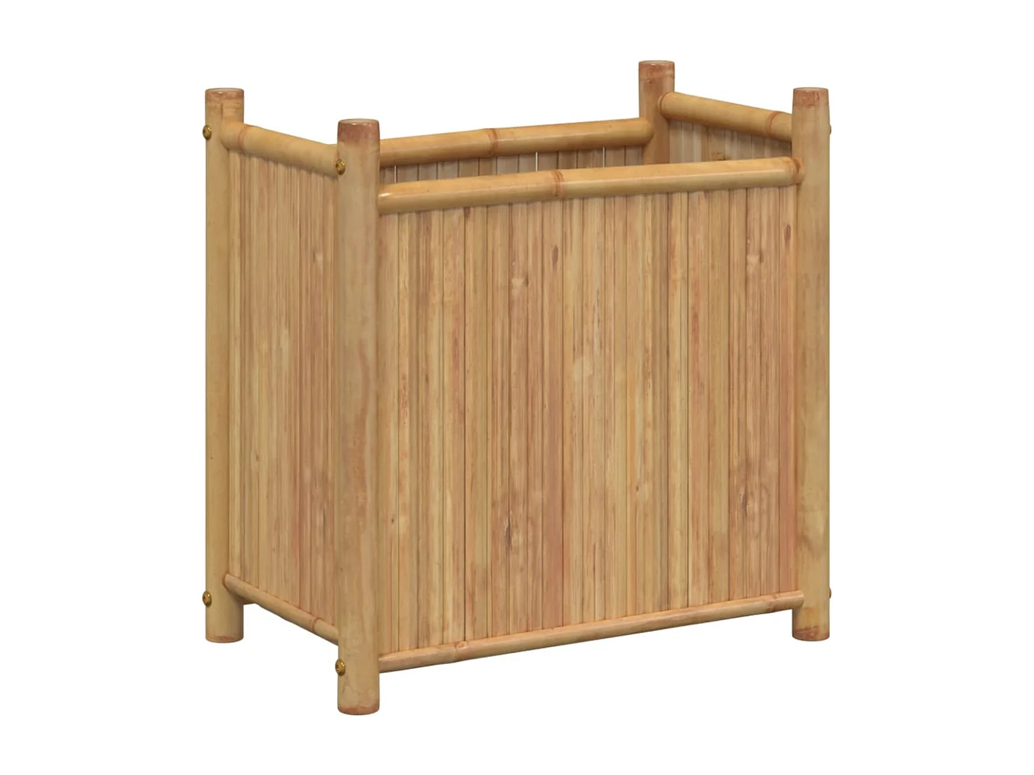 Pflanzkübel 50x30x50 cm Bambus