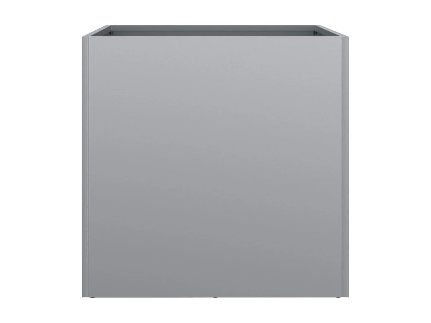 Fioriera Argento 42x40x39 cm in Acciaio Zincato