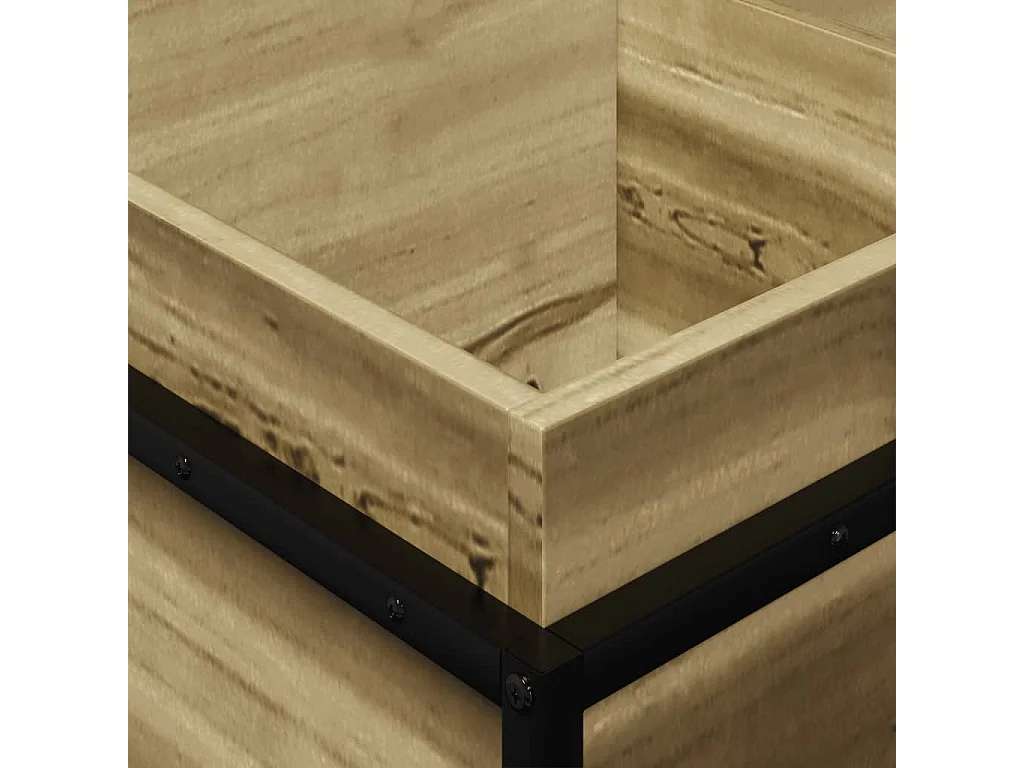 Fioriera da Giardino 80x40x50 cm in Legno di Pino Impregnato