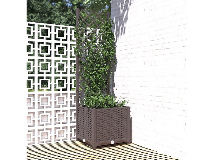 ARIFARO Palizzata Da Giardino Decorativa – 59 Cm X 32 Cm – Recinzione Per Aiuole, Orti, Cani E Conigli – Uso Interno Ed Esterno