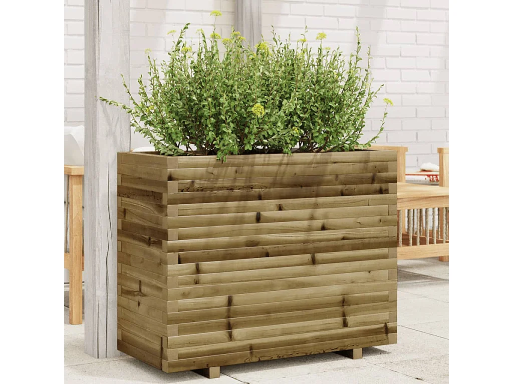 Pflanzkübel 90x40x72 cm Kiefernholz Imprägniert