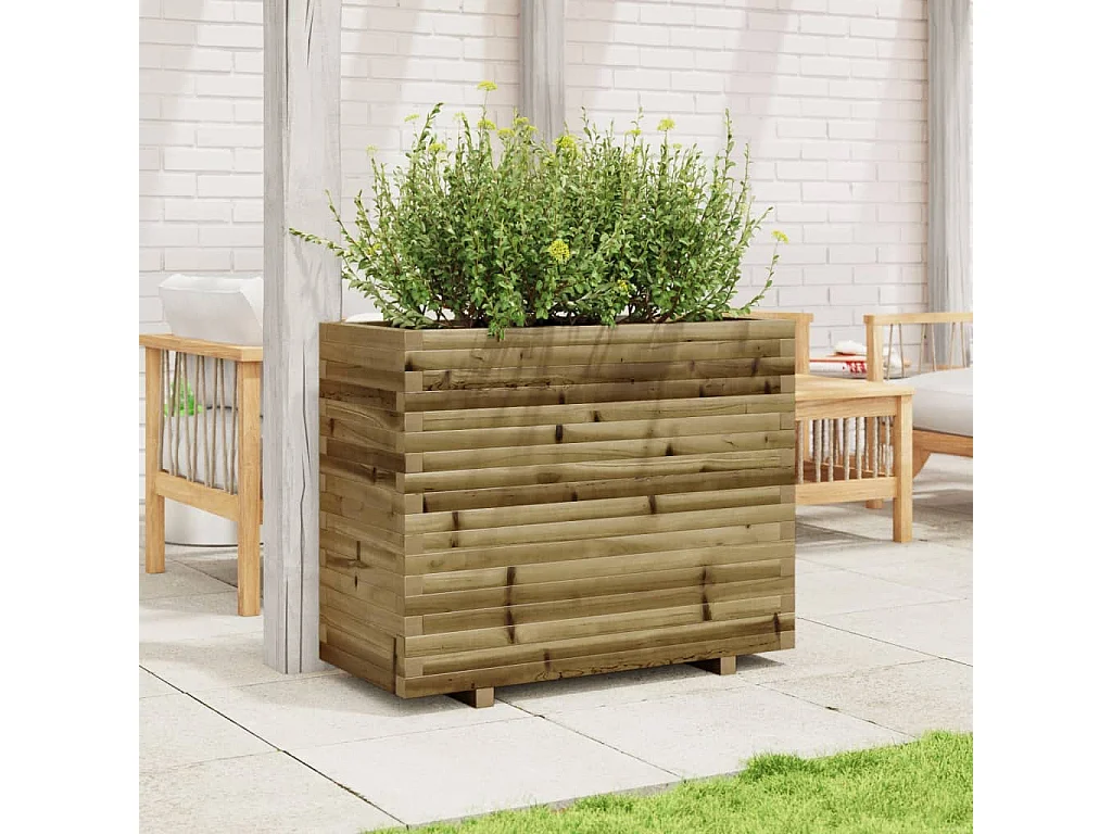Pflanzkübel 90x40x72 cm Kiefernholz Imprägniert
