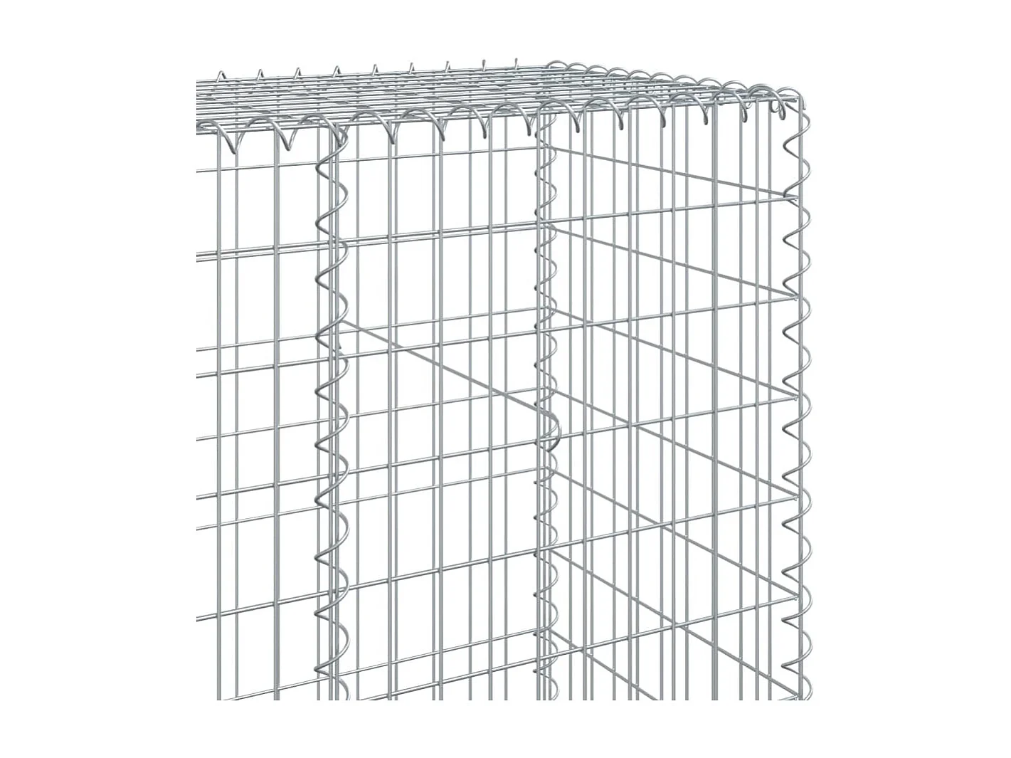 Panier gabion avec couvercle 700x50x200 cm fer galvanisé