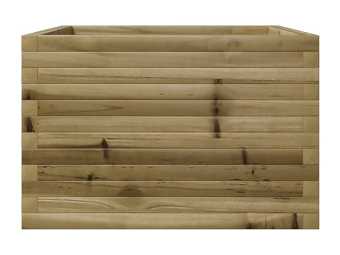 Jardinière 70x70x45,5 cm bois de pin imprégné