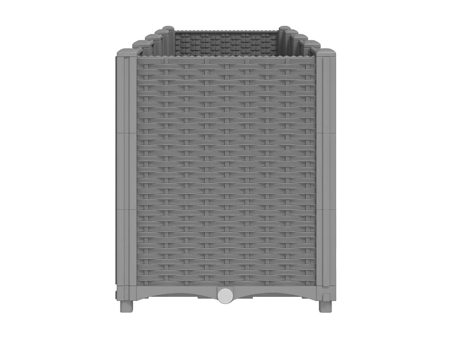 Pflanzkübel Hellgrau 160x40x53 cm PP