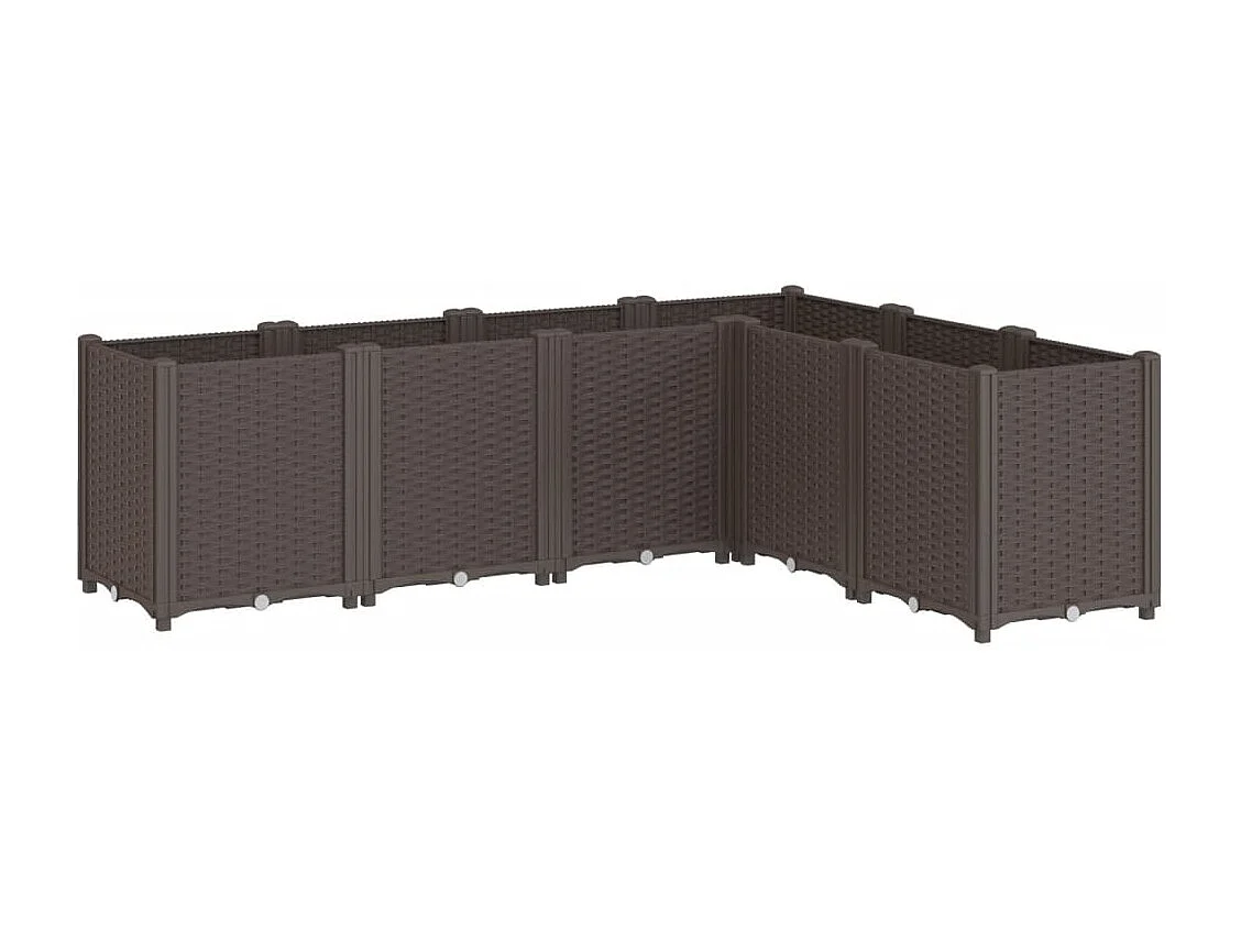 Pflanzkübel Braun 160x120x53 cm PP