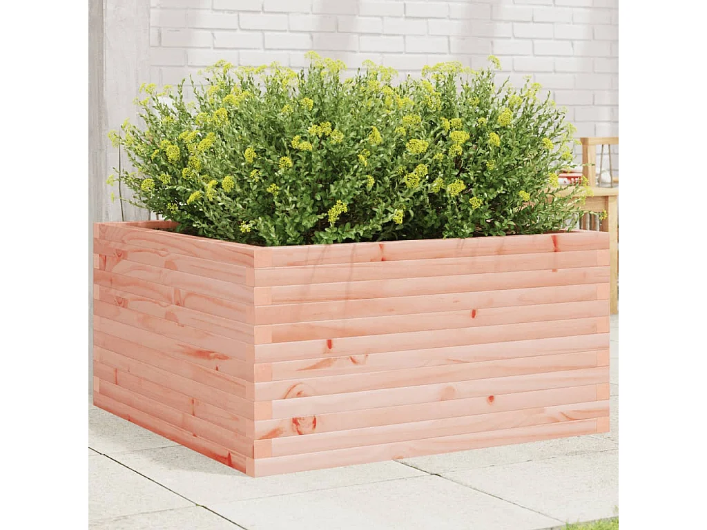 Pflanzkübel 90x90x46 cm Massivholz Douglasie