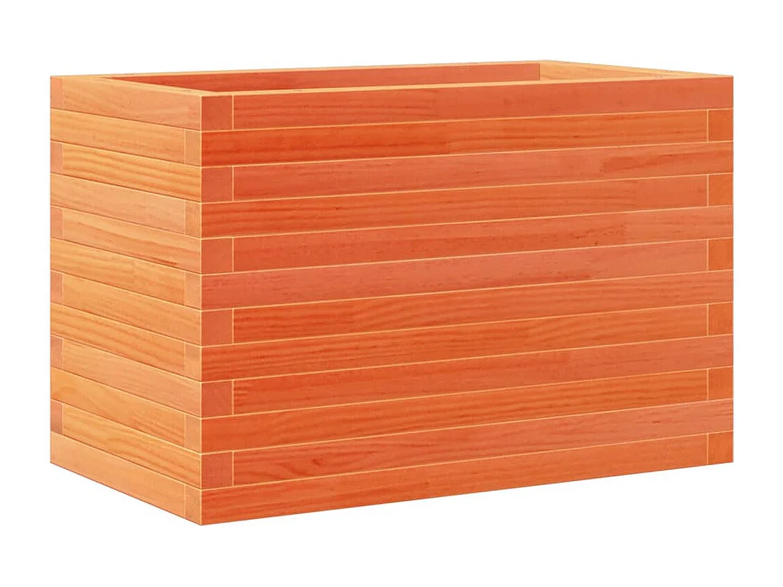 Plantenbak 70x40x46 cm massief grenenhout wasbruin