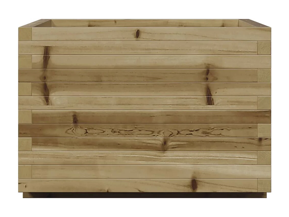 Jardinière 70x70x49,5 cm bois de pin imprégné