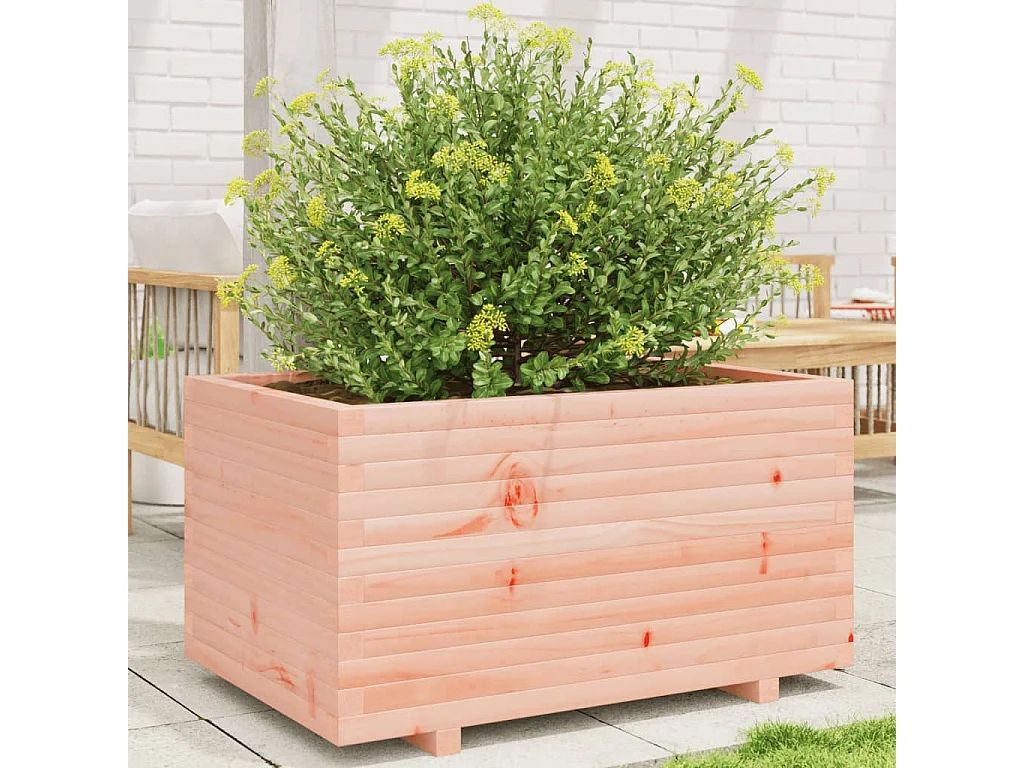 Jardinière 90x60x49,5 cm bois massif de douglas