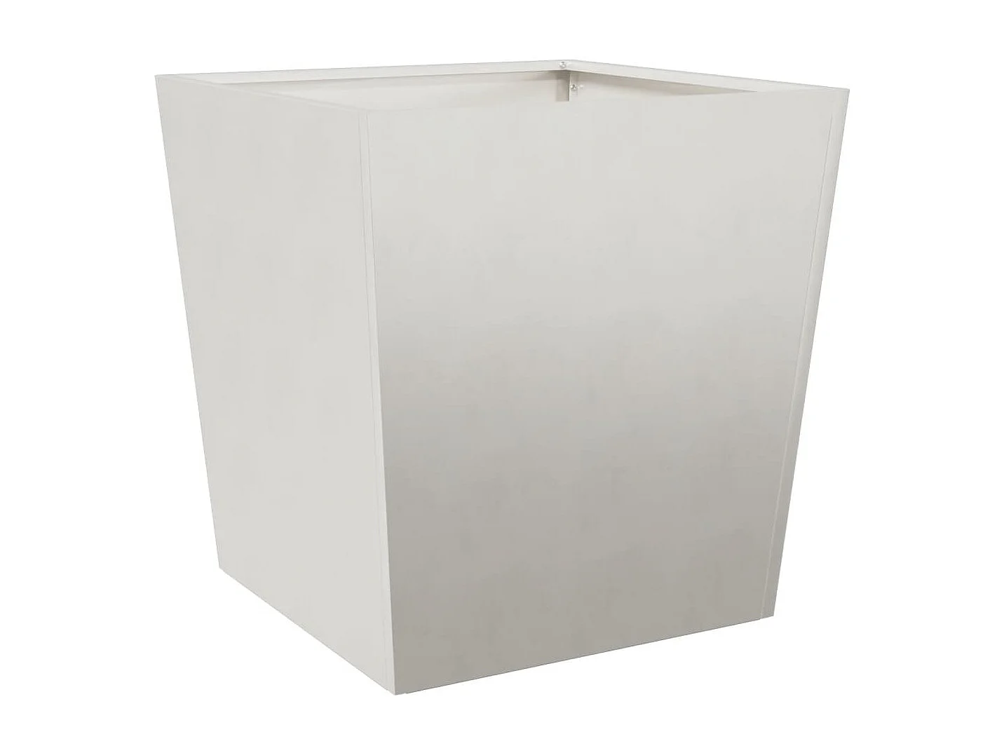 Vaso/floreira de jardim 2 pcs 50x50x50 cm aço inoxidável