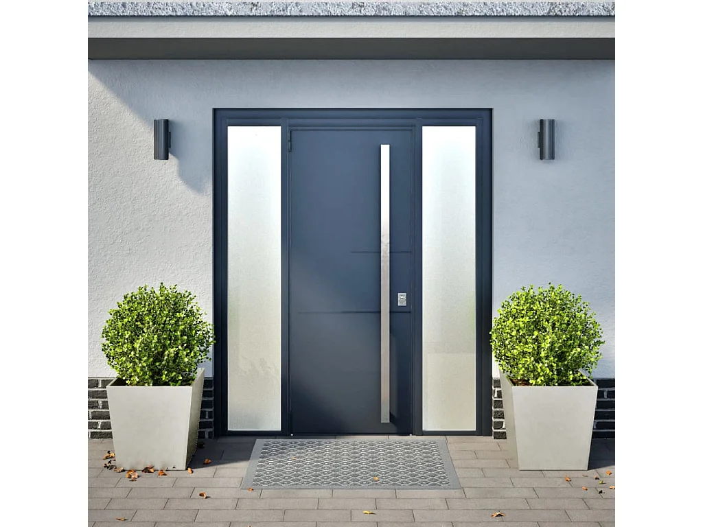 Jardinières 2 pcs 50x50x50 cm acier inoxydable