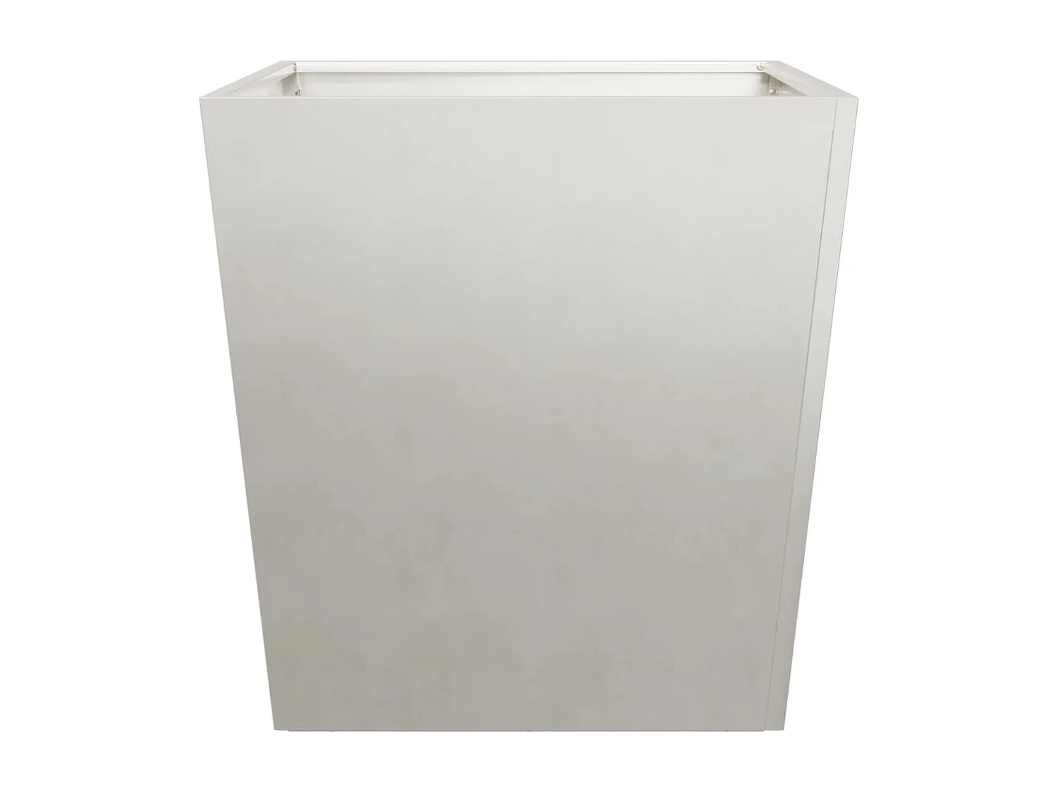 Jardinières 2 pcs 50x50x50 cm acier inoxydable