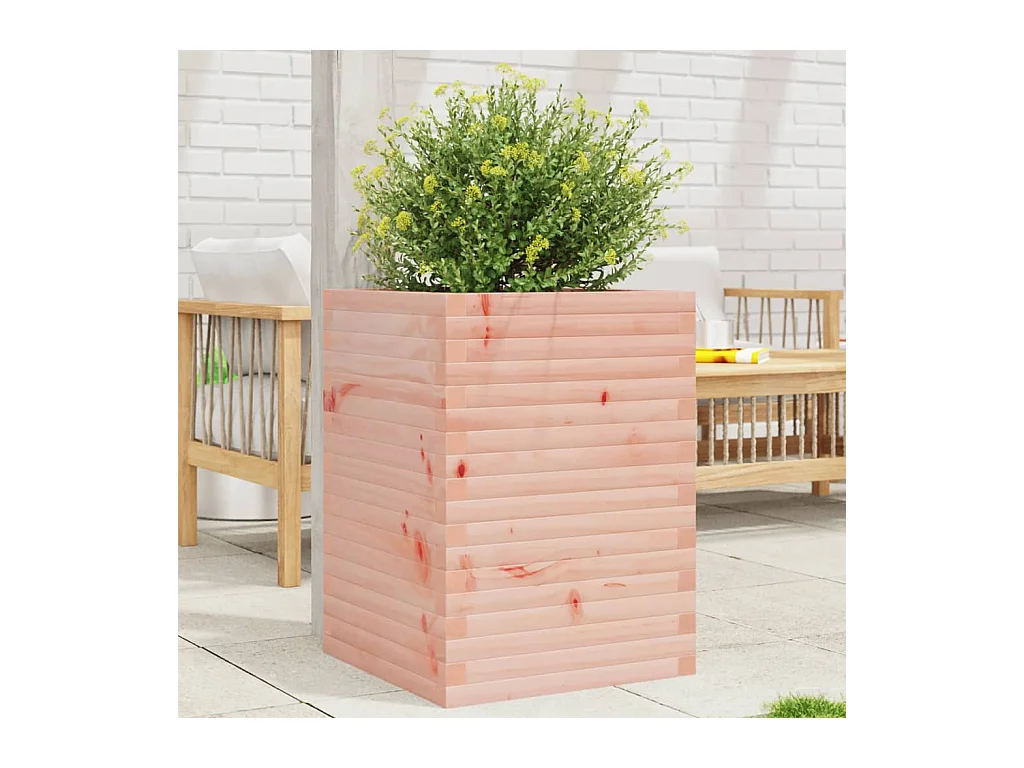 Jardinière 50x50x68,5 cm bois massif de douglas