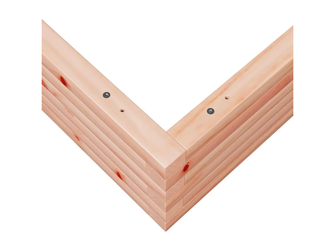 Jardinière 110x110x23 cm bois massif douglas