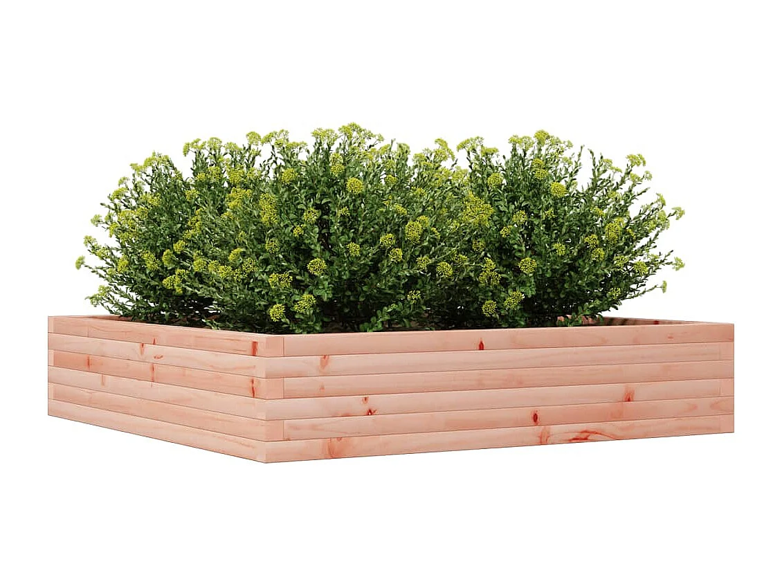 Jardinière 110x110x23 cm bois massif douglas