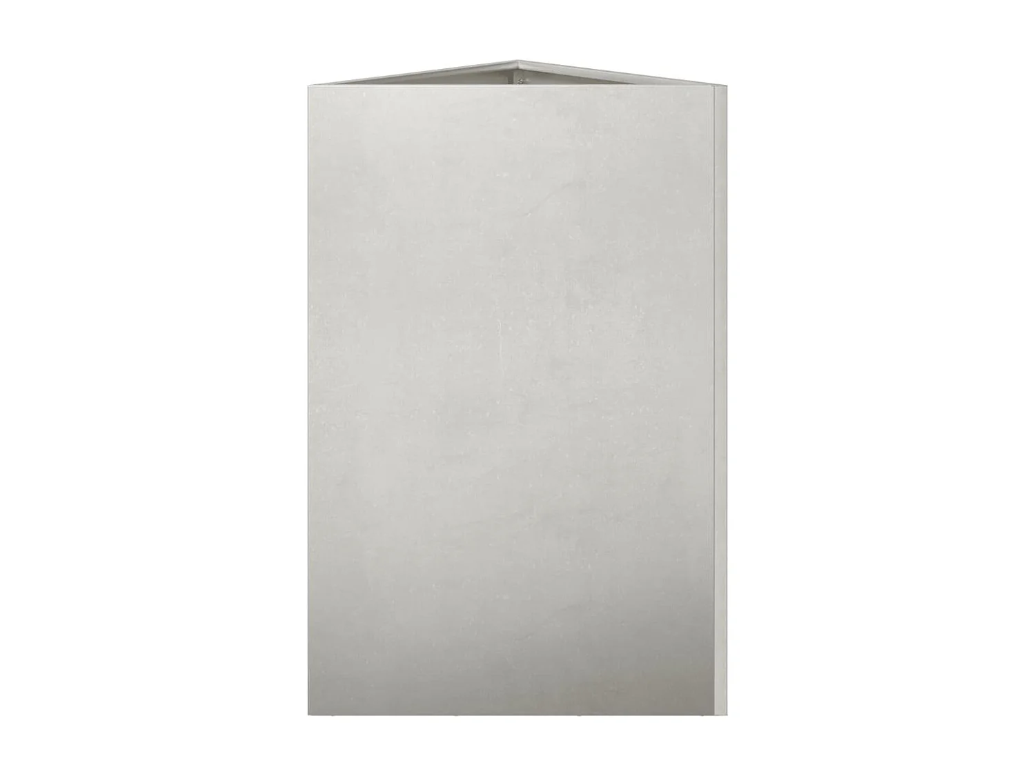 Jardinières 2 pcs triangulaire 50x43x75 cm acier inoxydable