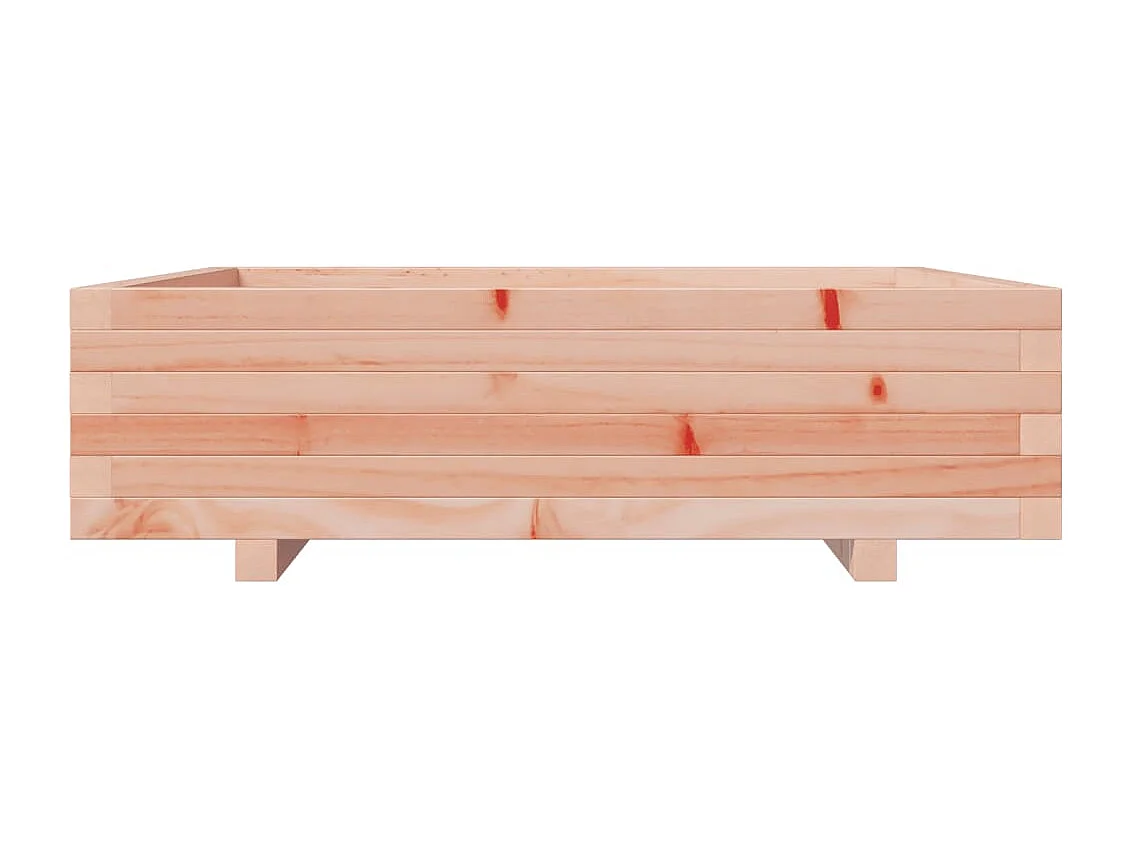 Jardinière 90x90x26,5 cm bois massif douglas