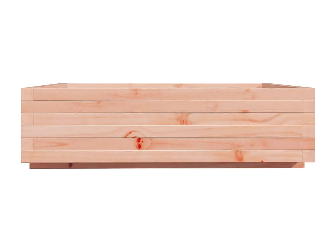 Jardinière 90x90x26,5 cm bois massif douglas