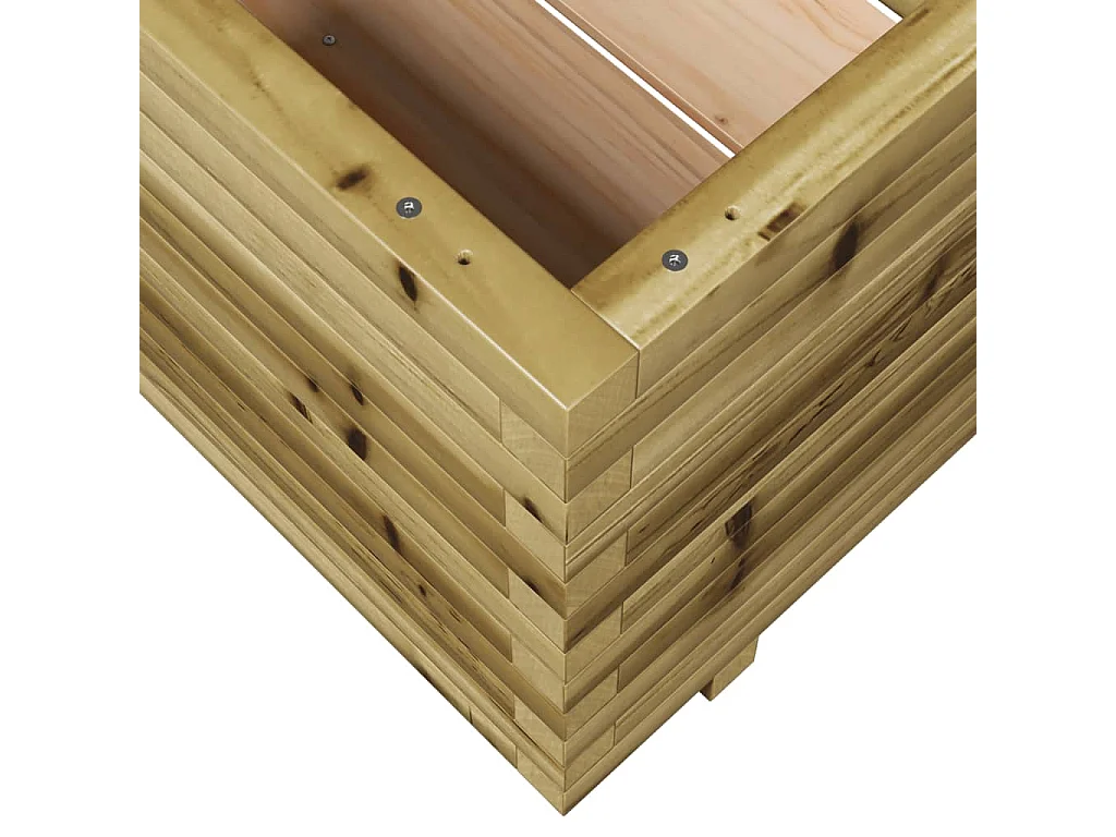 Jardinière 90x60x49,5 cm bois de pin imprégné