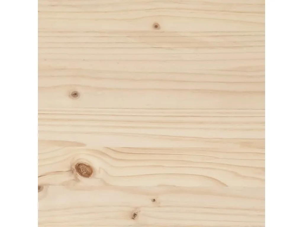 Jardinière 70x70x26,5 cm bois de pin massif