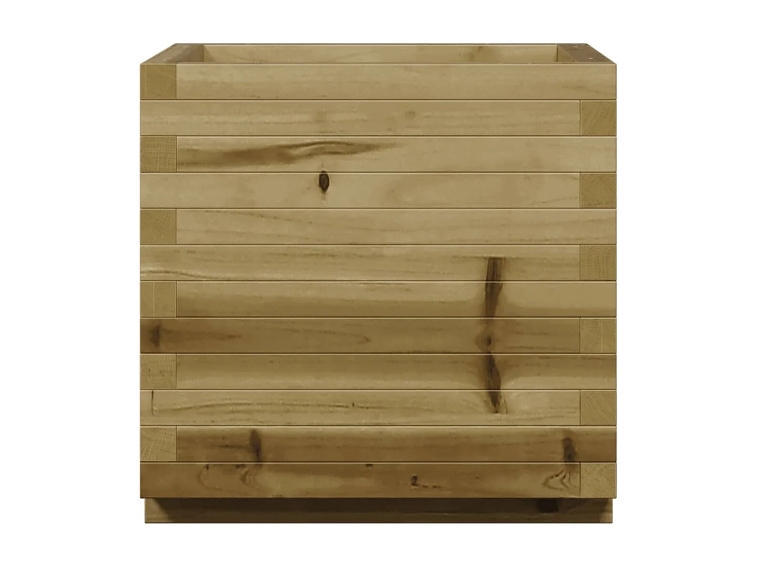 Jardinière 50x50x49,5 cm bois de pin imprégné