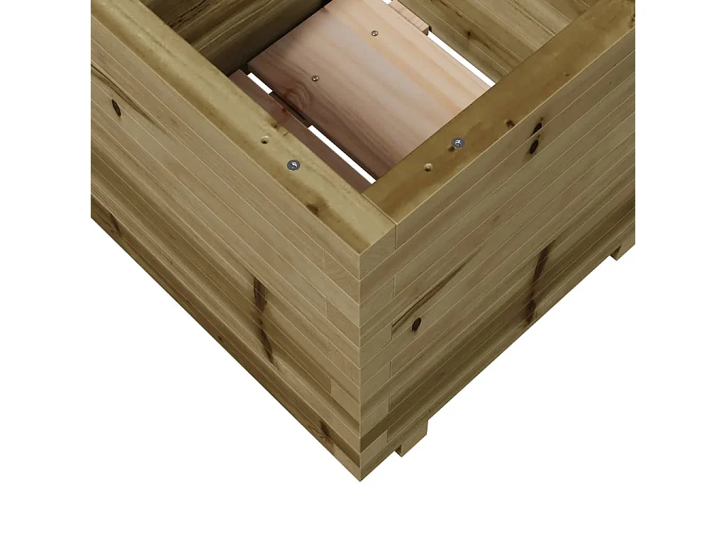Jardinière 50x50x49,5 cm bois de pin imprégné