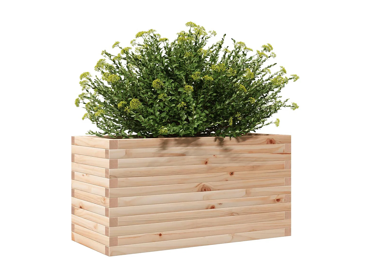 Jardinière 90x40x45,5 cm bois de pin massif