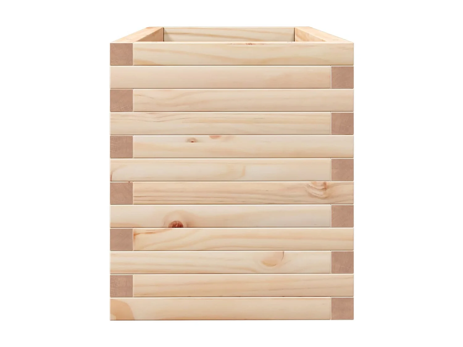 Jardinière 90x40x45,5 cm bois de pin massif